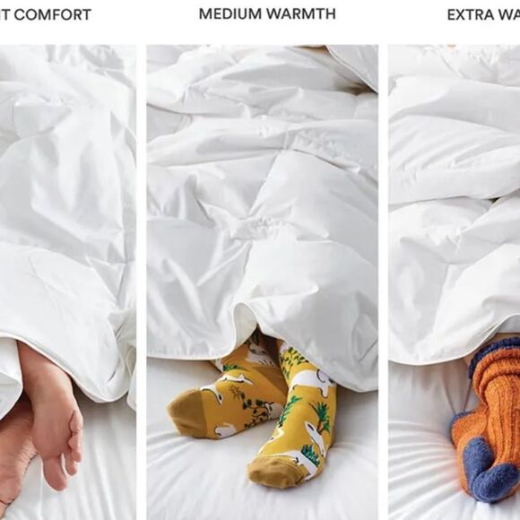 The Company Store LoftAIRE™ Down Alt Medium Comforter Sea Mist, Twin Size. New! - Picture 16 of 16